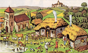 village époque capétienne