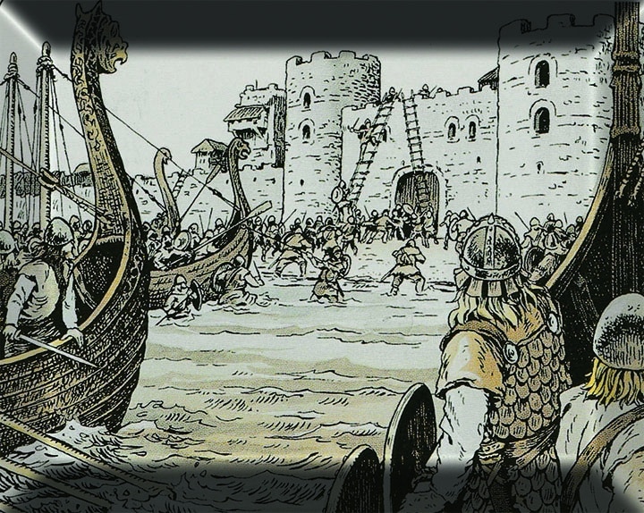 attaque viking époque carolingienne