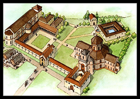 palais d'aix la chapelle époque carolingienne