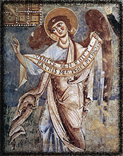 peinture romane époque carolingienne