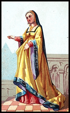 mode femme sous les Valois d'Orléans