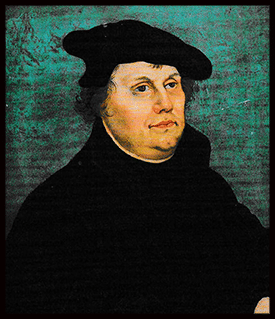 Martin Luther, protestant.