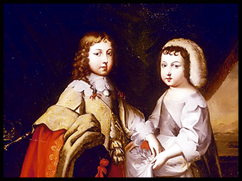 Philippe d'Orléans et Louis XIV