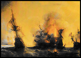 bataille navale sous les bourbons